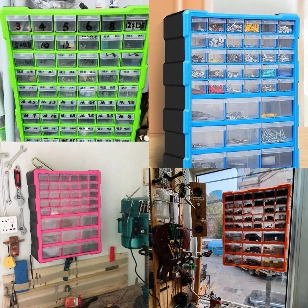 60-drawer Parts Storage Cabinet for Sorting Screws, Bolts, Organizer Box  - Image 4