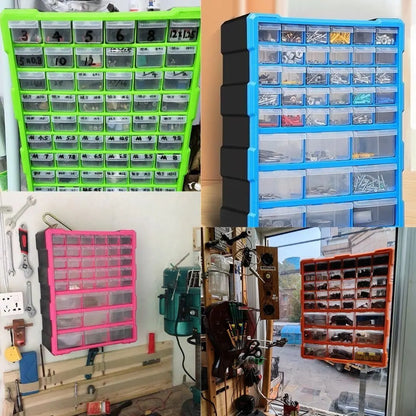 60-drawer Parts Storage Cabinet for Sorting Screws, Bolts, Organizer Box  - Image 4