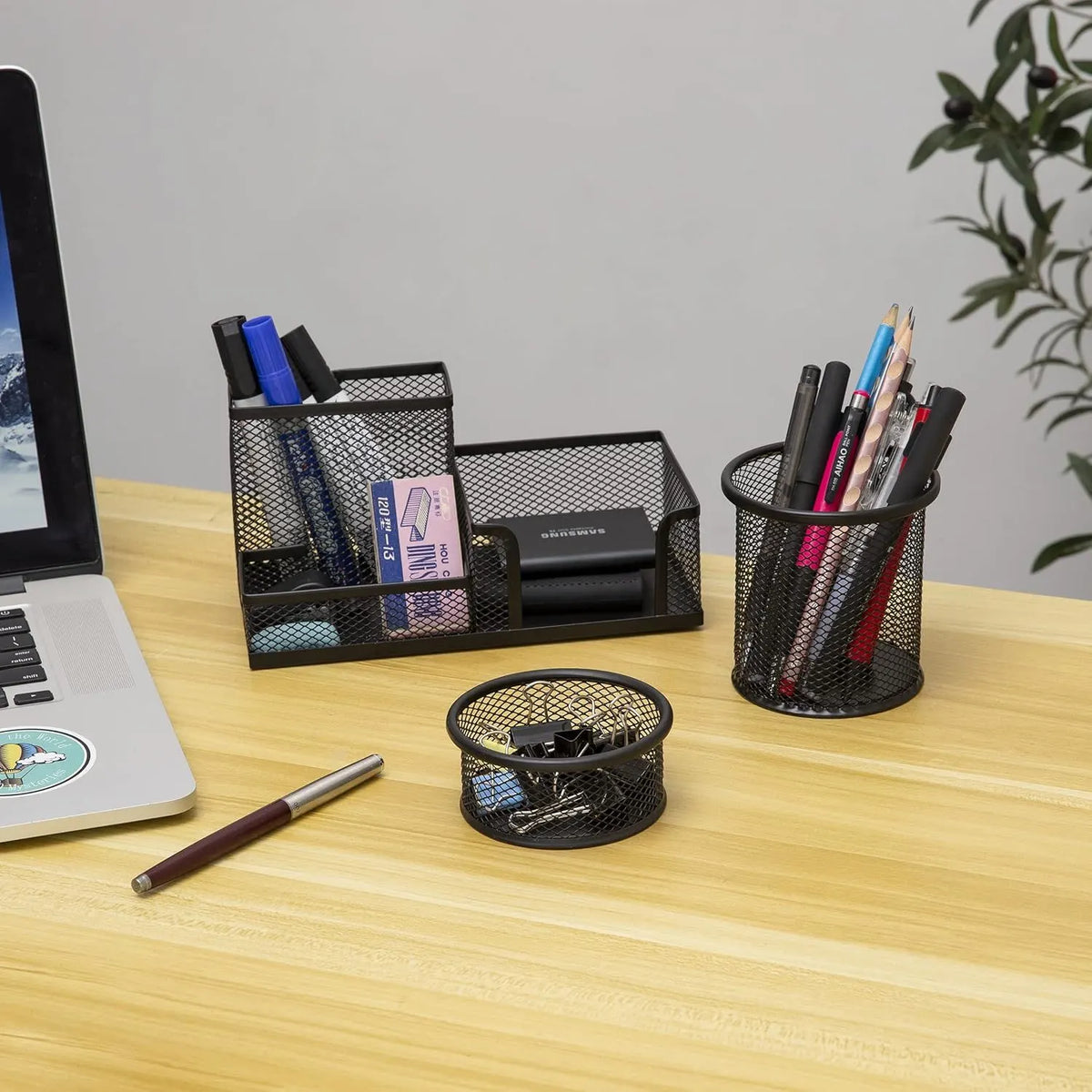3-set Desk Organisers, Pen Holder For Stationeries & Pencils, Accessories  - Image 2