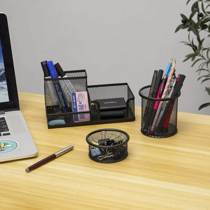 3-set Desk Organisers, Pen Holder For Stationeries & Pencils, Accessories  - Image 2