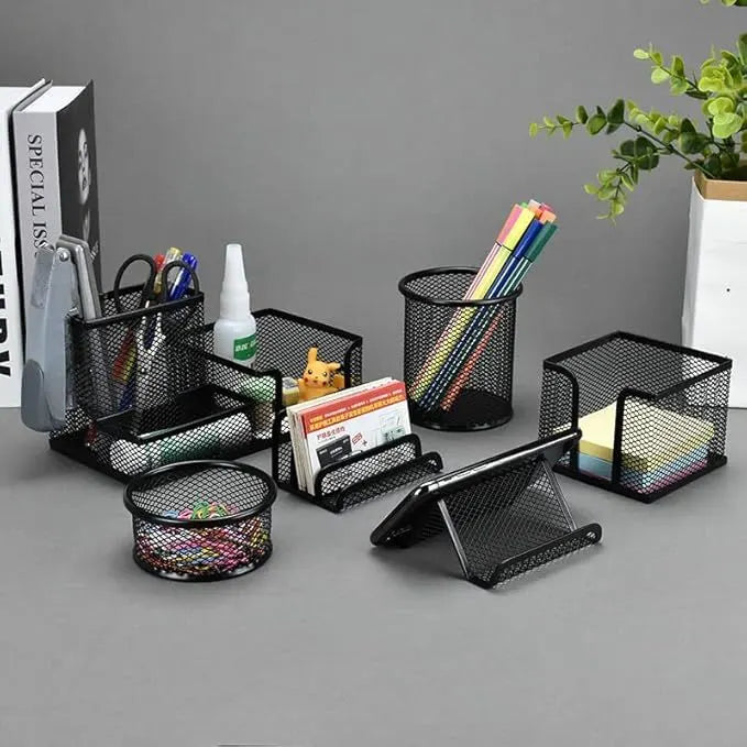 6-set Desk Organisers, Pen Holder for Stationeries & Pencils, Accessories