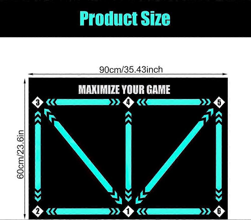 Football Training Mat Silent Step Mat 60x90cm - Image 2