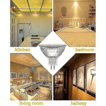 MR12V 20W GU5.3 Dimmable Halogen Bulb Warm White 2700K 12-Pack - Image 4