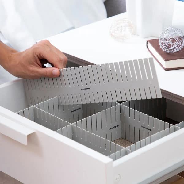 Customizable Drawer Dividers 16 Pack Gray Home Organization - Image 4