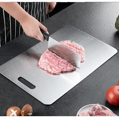 Titanium Cutting Board for Meat and Fruit Double Sided Non-Slip 34x23cm FD17-FA - Image 2