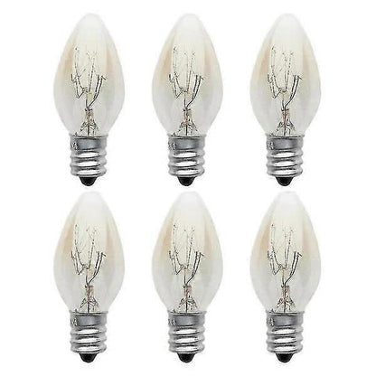 10W E12 C7 Filament Light Bulbs Warm White 10pcs 220-240V Compatible with Living Room Lamps