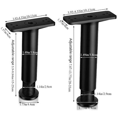 Bed Frame Support Furniture Legs 15-25cm, 1pc - Image 3