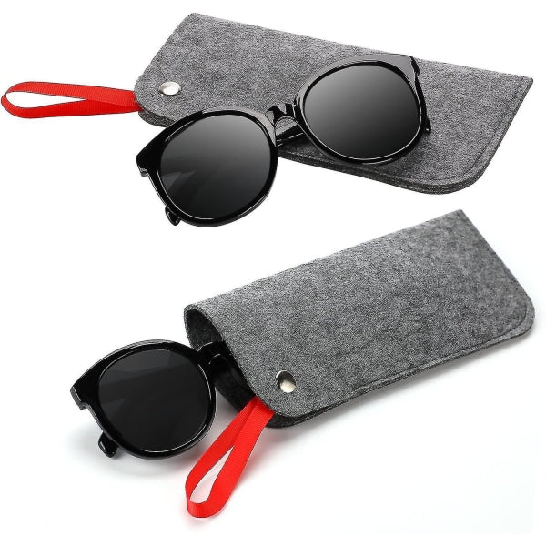 Soft Glasses Cases, 3 pcs Felt Travel Glasses Case for Glasses Storage - Image 3