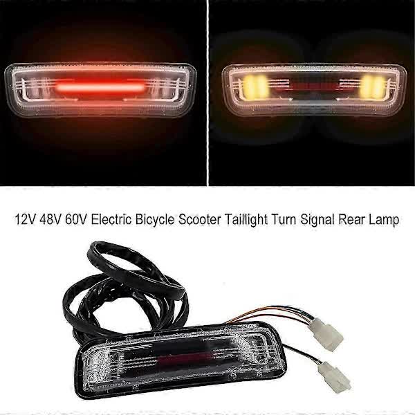 Universal LED Tail Light Turn Signal Brake Light Compatible with Citycoco Electric Scooter 60V - Image 2