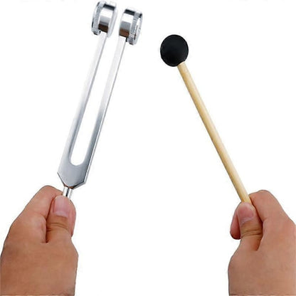 128 Hz Tuning Fork with Weight, Bio-Acoustic Tuning Fork Compatible with Therapy, 128 Hz Acoustic Sliding Tuning Fork - Image 4