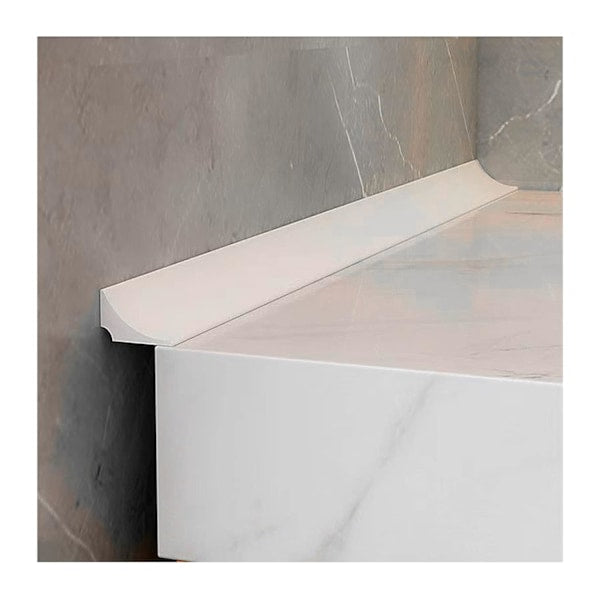 Self-adhesive sealing strip 2 m white compatible with bathtub shower sink wet room floor