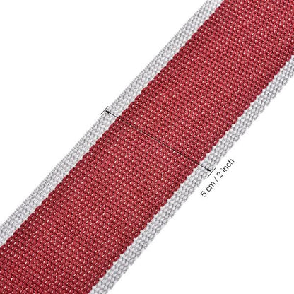 Luggage Straps Suitcase Belts with Buckle and Lock, 2M x 5cm Adjustable PP Packing Straps, Red Gray, 4pcs - Image 3