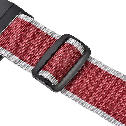 Luggage Straps Suitcase Belts with Buckle and Lock, 2M x 5cm Adjustable PP Packing Straps, Red Gray, 4pcs - Image 5