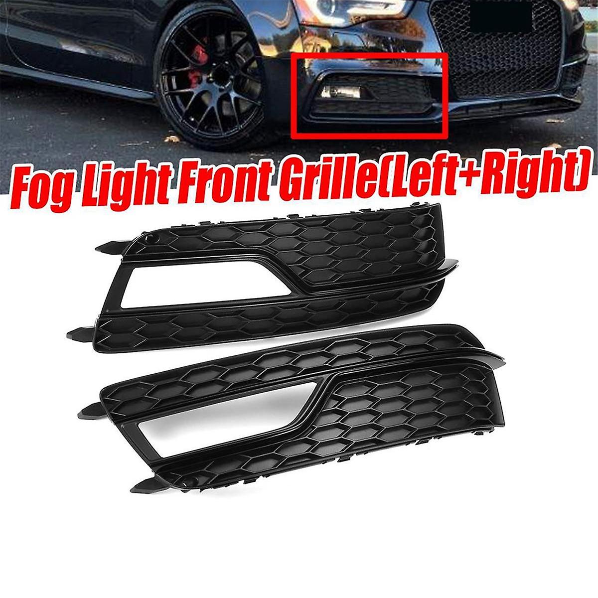 Fog Light Grille for Audi A5 S5 2013-2016 Compatible with 8T0807681K Bumper - Image 2