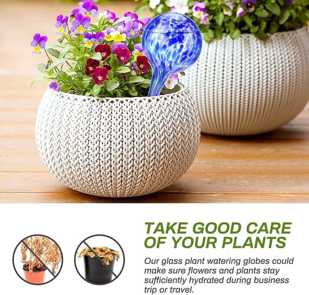 4 pcs Self-Watering Glass Plant Watering Balls - Image 4