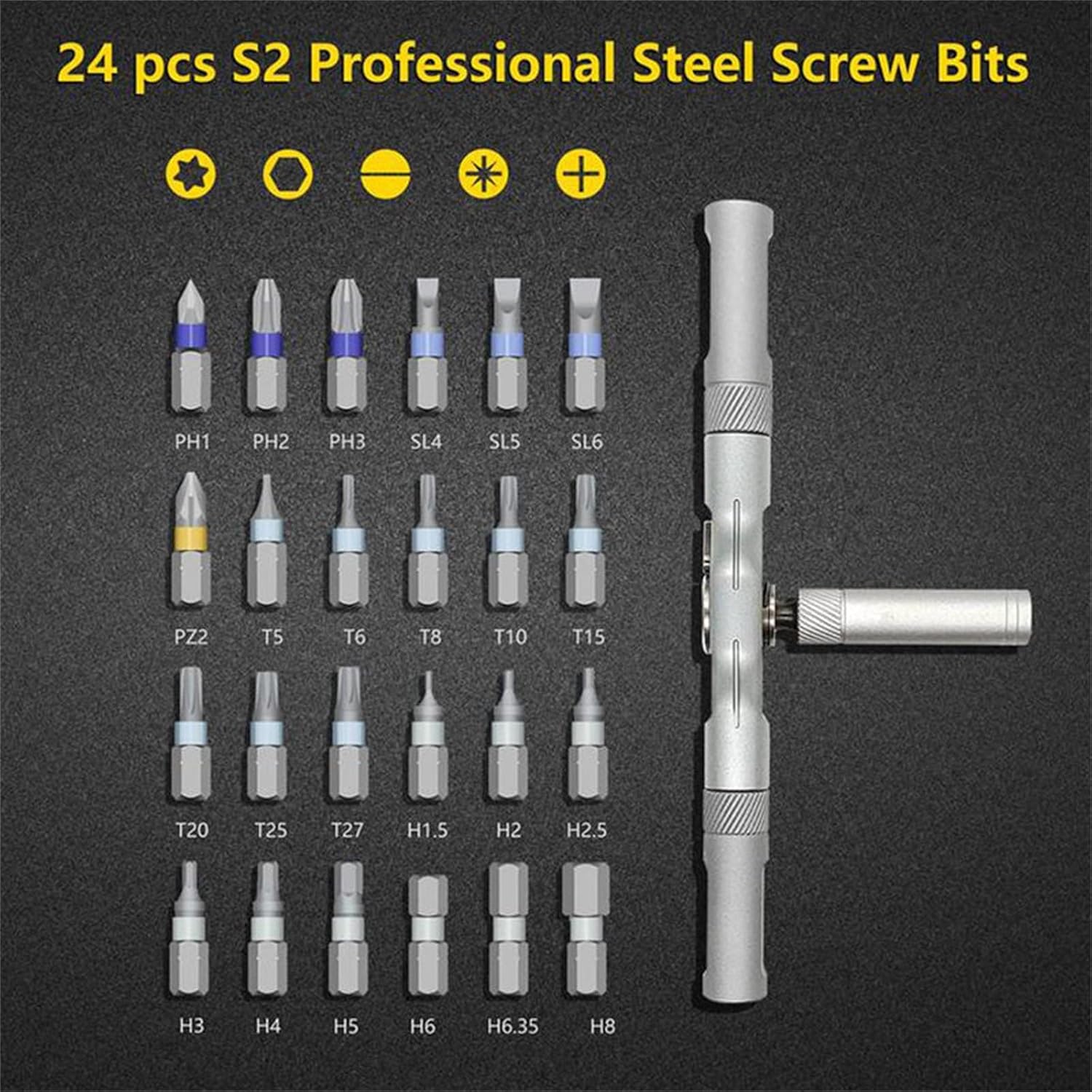 24-in-1 Magnetic Screwdriver Set, Multifunctional Tool Set for Home Repair - Image 3