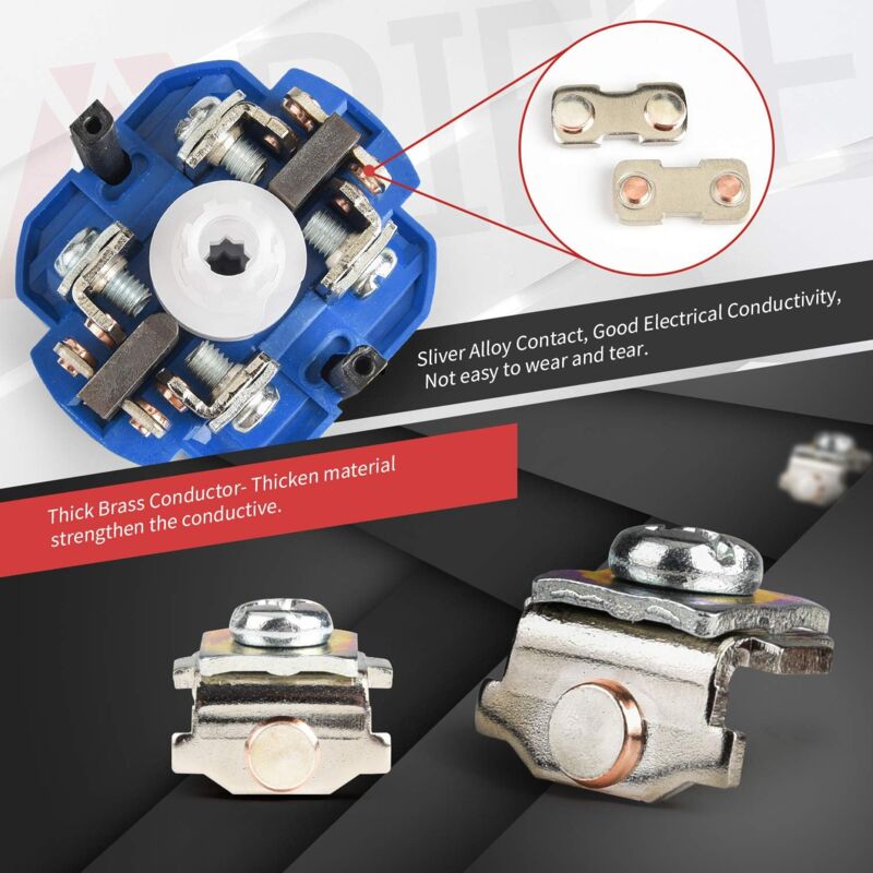 Universal Rotary Cam 20A 3 Positions 8 Terminals 690V Cam Switch - Image 4