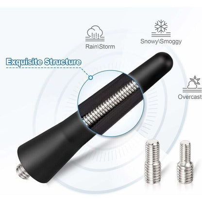 Car Antenna FM DAB Car Radio Antenna 6.5 cm Mini Short Car Antenna with Powerful FM/AM/DAB Reception Function, - Image 4