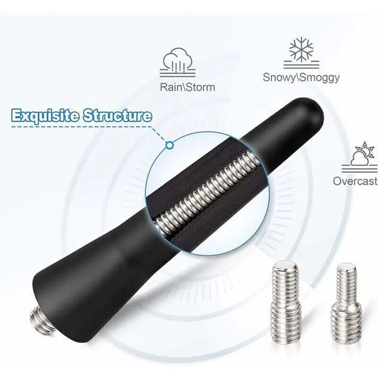 Car Antenna FM DAB Car Radio Antenna 6.5 cm Mini Short Car Antenna with Powerful FM/AM/DAB Reception Function, - Image 4