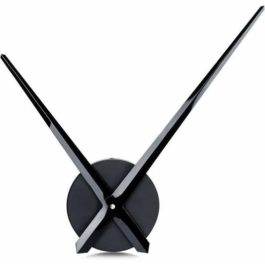 Large Wall Clock Single Hand No Numbers 31.5cm Hands High Longitudinal Shaft Mechanism Black