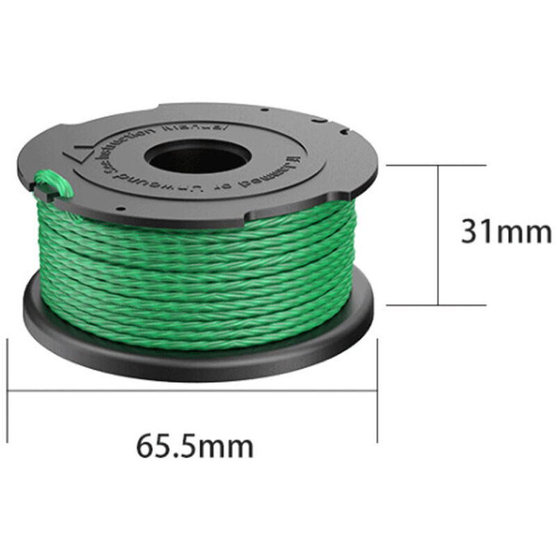 Green Trimmer Line Spool 2-Pack Compatible with Black \u0026 Decker GL7033 GL8033 GL9035 A6482 Grass Trimmer - Image 4