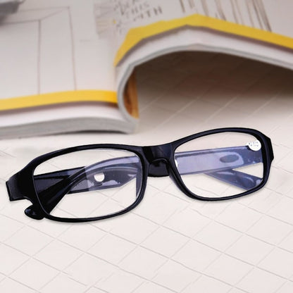 +4.5 to +6.0 Reading Glasses, Black Optical Frames Black 6 - Image 3