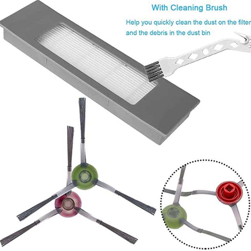 Deebot T9+ Max Robot Vacuum Cleaner Accessories Replacement Kit - Image 3