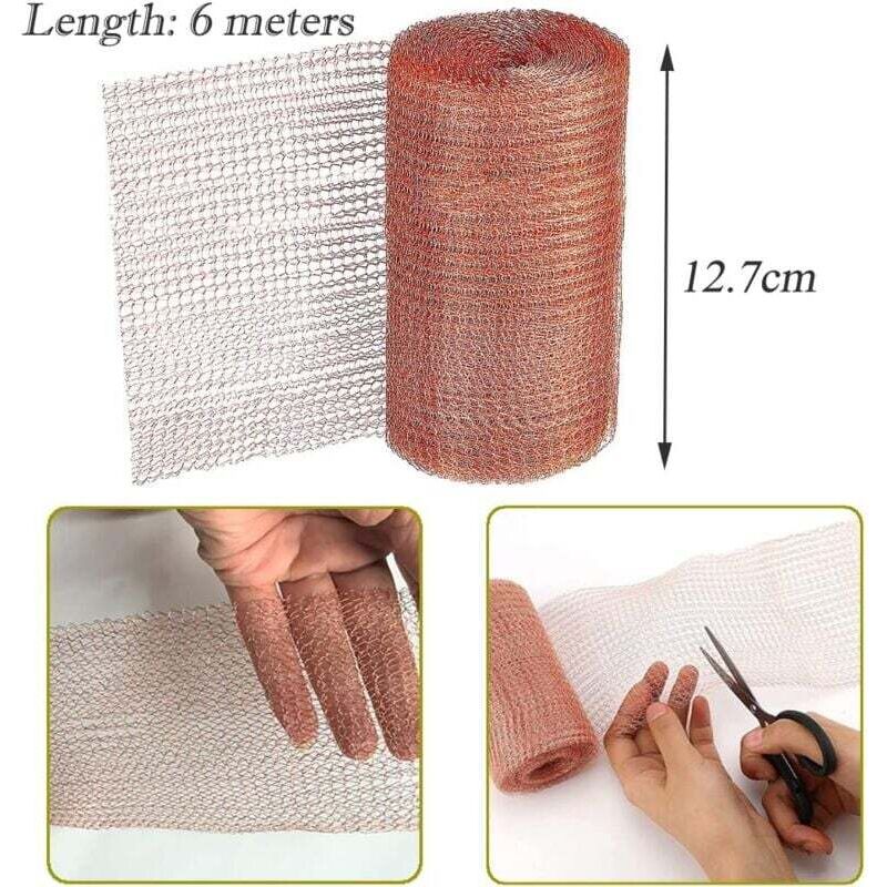 Copper Net 6m Roll Rodent Protection for Garden Snails Mice Birds Nematodes - Image 3