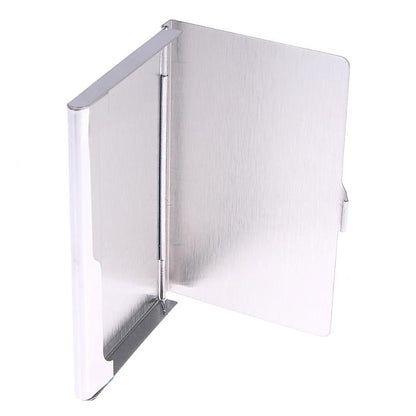 Stainless Steel Slim Card Case Wave Compatible with Cards Silver - Image 2
