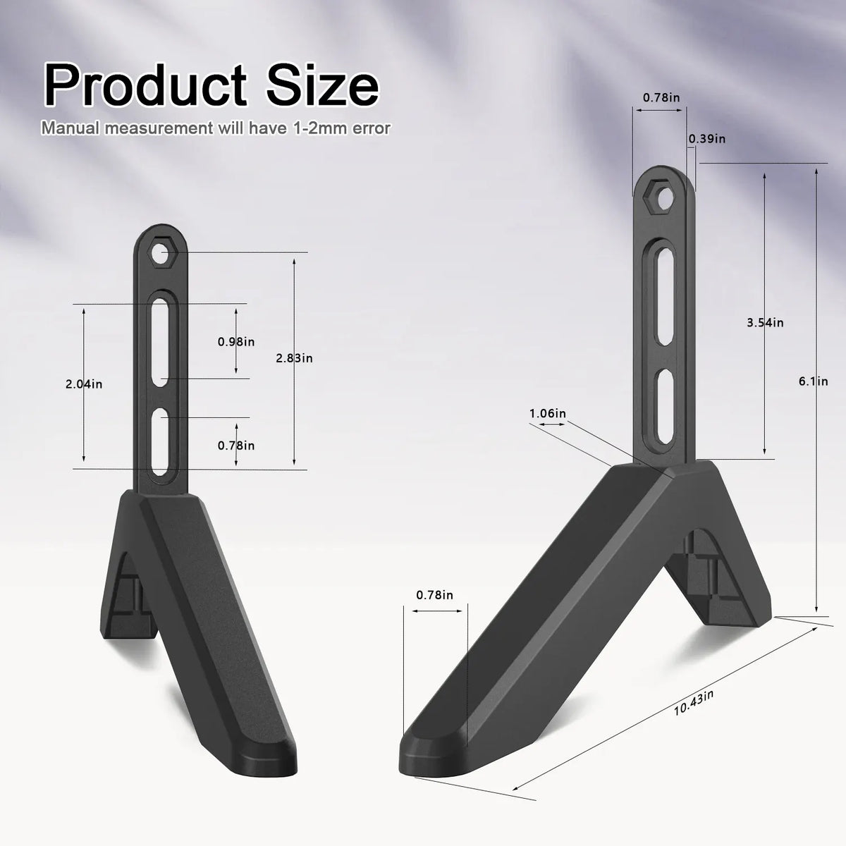 Universal TV Stand with Screws Easy Installation Tabletop Stand for TVs Compatible withSamsung LG TCL Vizio Hisense - Image 2
