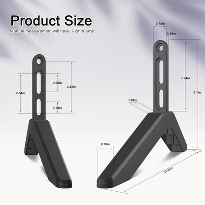 Universal TV Stand with Screws Easy Installation Tabletop Stand for TVs Compatible withSamsung LG TCL Vizio Hisense - Image 2