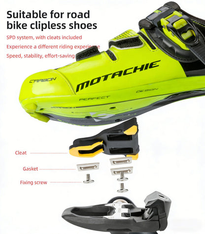 PROMEND bicycle clipless pedals, compatible with SHIMANO SPD-SL system - Image 2