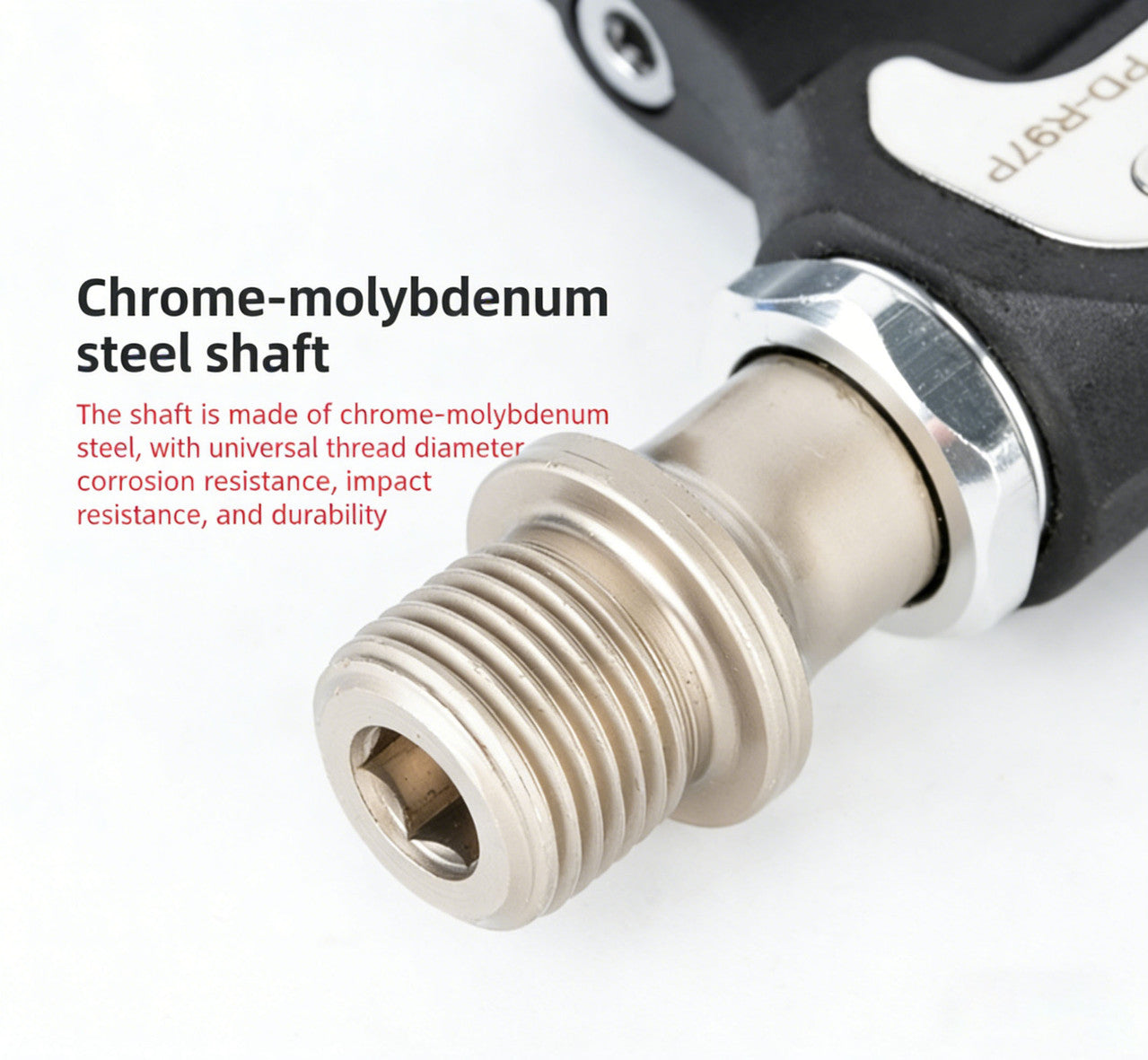 PROMEND bicycle clipless pedals, compatible with SHIMANO SPD-SL system - Image 5