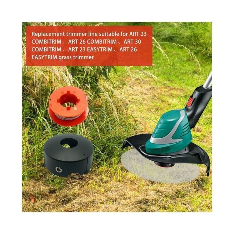 Bosch Art 23 26 30 Trimmer Line Spool 8M x 1.6mm Compatible with Bosch Easytrim \u0026 Combitrim F016800175 3 Spools + 1 Cover - Image 5