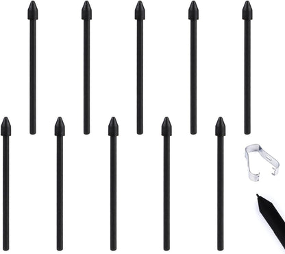 S Pen Nibs 10pcs Black for Compatible with Samsung Galaxy Tab S6 S7 S7 Plus S8 S8 Plus with Installation Tool