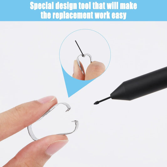 S Pen Nibs 10pcs Black for Compatible with Samsung Galaxy Tab S6 S7 S7 Plus S8 S8 Plus with Installation Tool - Image 5
