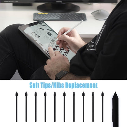 S Pen Nibs 10pcs Black for Compatible with Samsung Galaxy Tab S6 S7 S7 Plus S8 S8 Plus with Installation Tool - Image 6