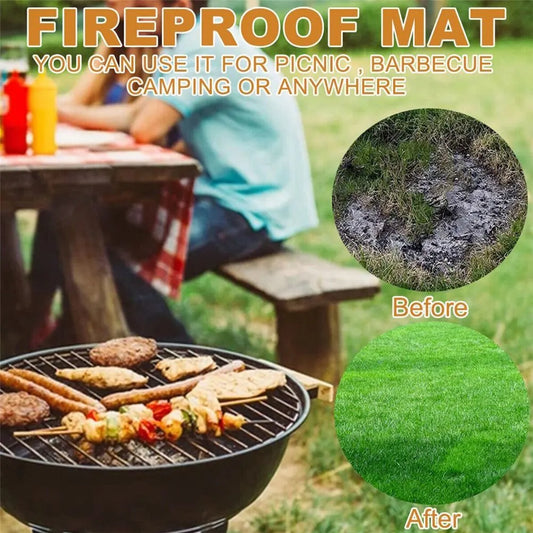 Fireproof Mat for Fireplace, Hearth & Grill Floor Protector 50X80CM - Image 6
