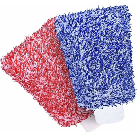 Microfiber Car Wash Mitt Gloves Super Absorbent Chenille for Kitchen and Auto Cleaning