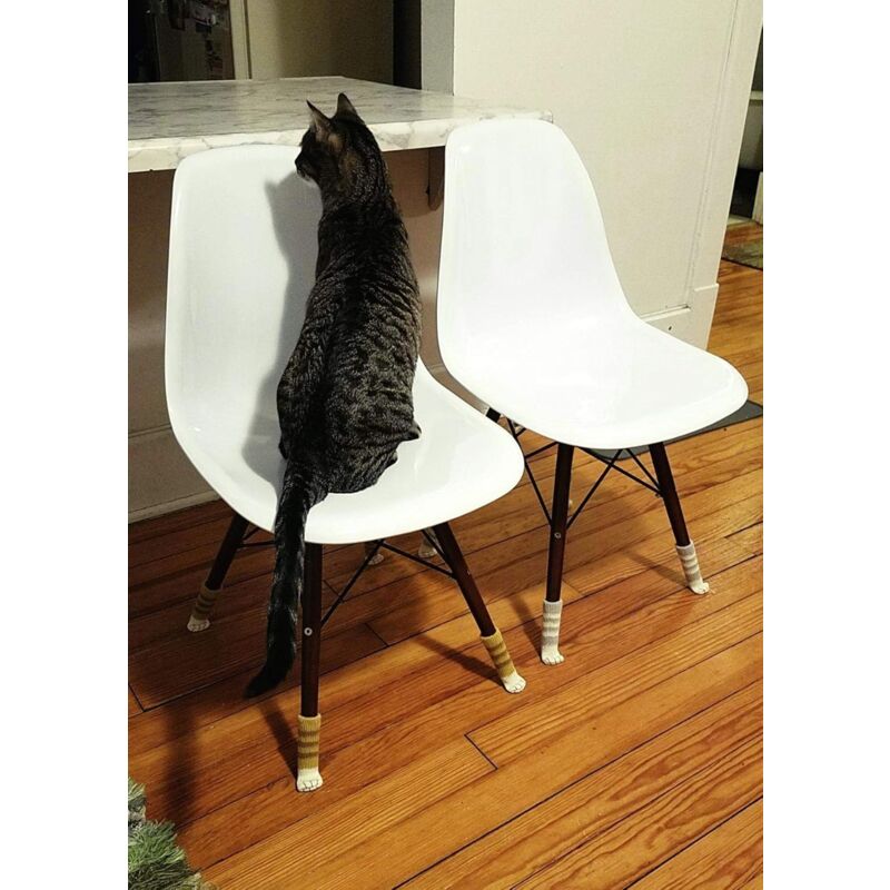 Cat Chair Leg Protectors 24 PCS Anti-Scratch Anti-Slip Compatible with Various Chairs - Image 4