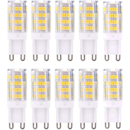 G9 LED Bulbs 10-Pack Warm White 3000K 5W Equivalent to 40W Halogen Bulbs 420 Lumen Non-Dimmable