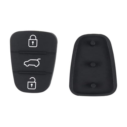 2pcs Silicone Key Case Compatible with Kia Sportage Cee'd Picanto Rio & Hyundai i10 i20 i30 ix20 ix35 - 3 Buttons Remote Control Cover - Image 3