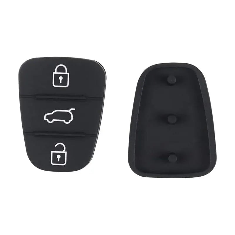 2pcs Silicone Key Case Compatible with Kia Sportage Cee'd Picanto Rio & Hyundai i10 i20 i30 ix20 ix35 - 3 Buttons Remote Control Cover - Image 3