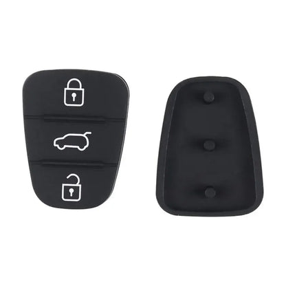 2pcs Silicone Key Case Compatible with Kia Sportage Cee'd Picanto Rio & Hyundai i10 i20 i30 ix20 ix35 - 3 Buttons Remote Control Cover - Image 3