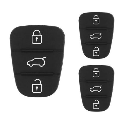 2pcs Silicone Key Case Compatible with Kia Sportage Cee'd Picanto Rio & Hyundai i10 i20 i30 ix20 ix35 - 3 Buttons Remote Control Cover - Image 5