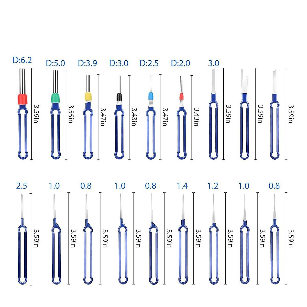 36 Piece Terminal Removal Tool Kit, Pin Extractor, Terminal Stripping Kit, Electrical Cable Connector - Image 3