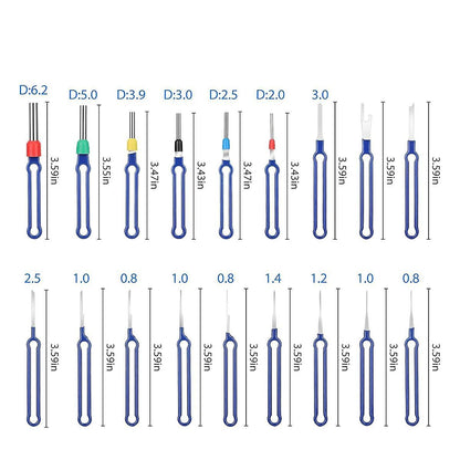 36 Piece Terminal Removal Tool Kit, Pin Extractor, Terminal Stripping Kit, Electrical Cable Connector - Image 3