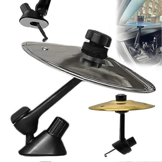 Compatible with All Types of Cars Glow Mini Drums Crash Cymbal for Car Valve Compact Easy Installation Robust - Image 3