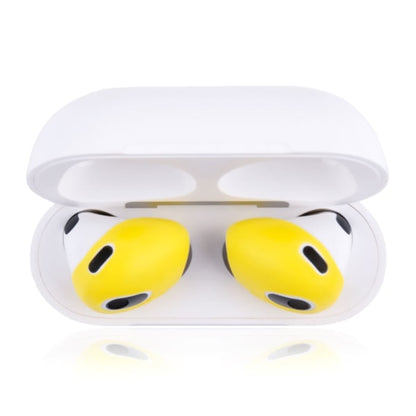 3 sets of earplugs for Airpods Pods 3 silicone ear caps Bluetooth compatible headphones Earplugs Ear cushions Ultra-thin anti-slip Blue red yellow Blue red yellow - Image 6