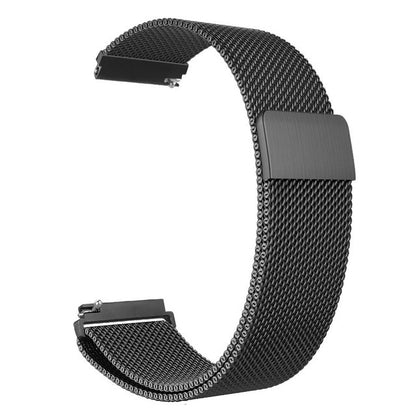 Garmin Venu 2 2S SQ Compatible Milanese Magnetic Stainless Steel Bracelet Silver - Image 9